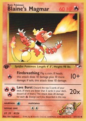 Blaine's Magmar - 37/132 - Uncommon - 1st Edition
